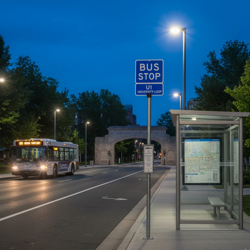 Safe public transport near foreign university campus showing MBBS Abroad Safe for Girls by Annamalayar Educational Trust