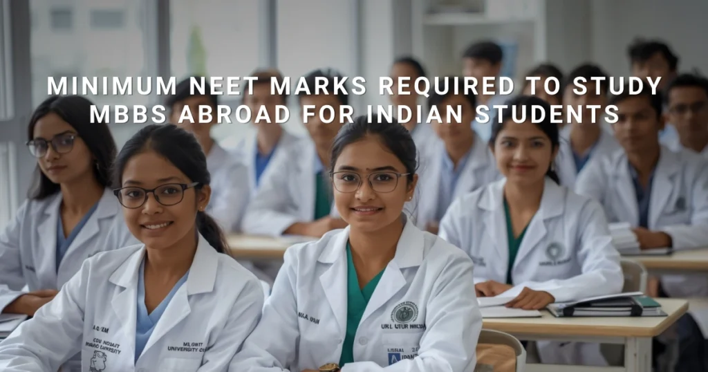 Minimum NEET marks for MBBS abroad for Indian students studying at foreign medical university