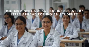 Minimum NEET marks for MBBS abroad for Indian students studying at foreign medical university