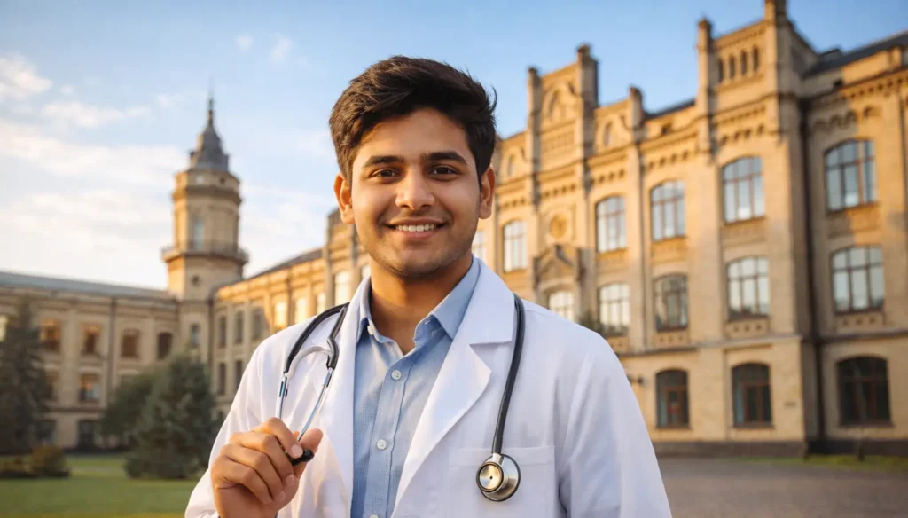 Indian student worried about low NEET score exploring MBBS abroad options in Georgia and Uzbekistan