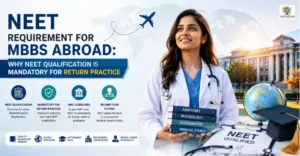 NEET Requirement for MBBS Abroad for Indian students seeking admission to foreign medical universities and return practice in India.